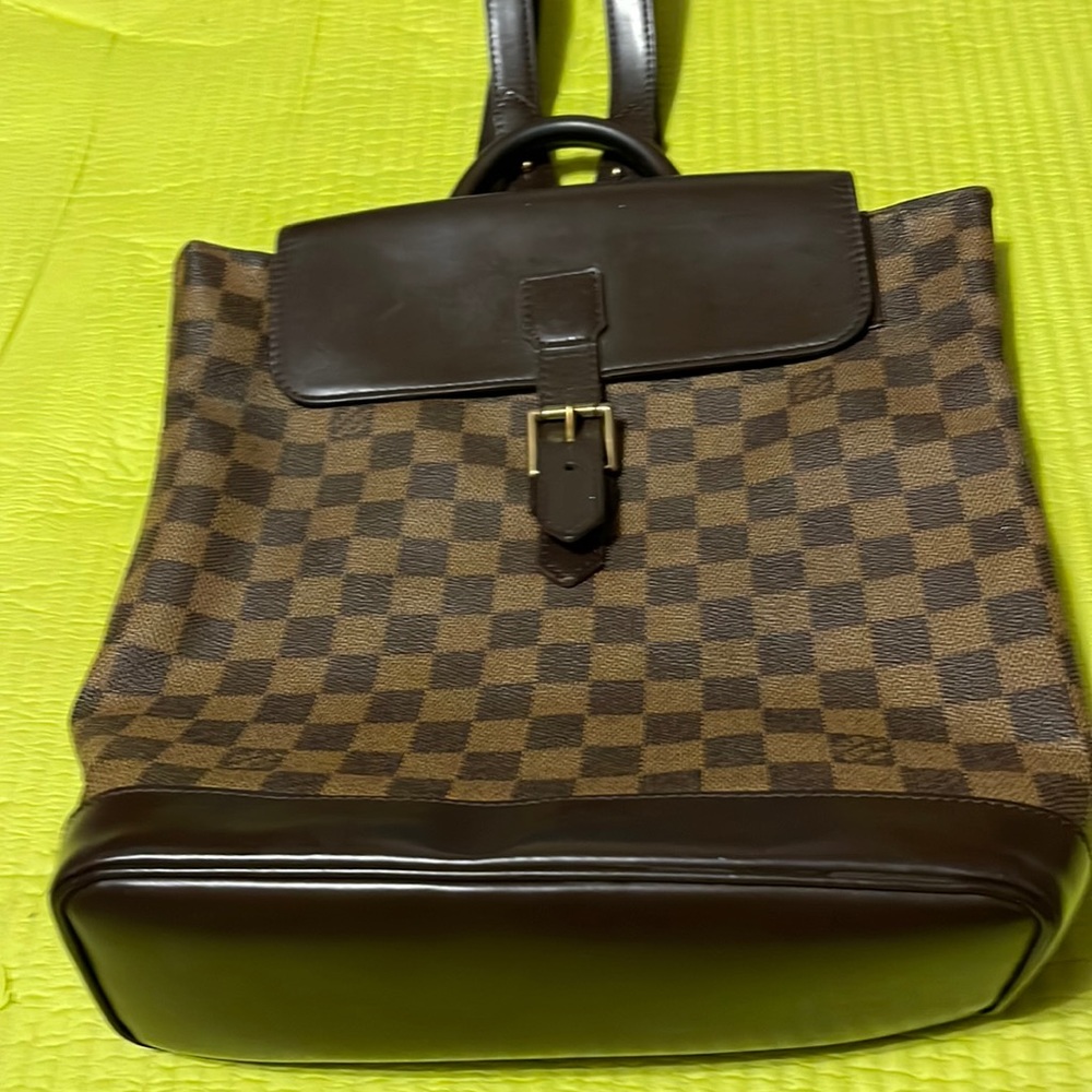 Louis Vuitton Brown Damier Canvas Backpack